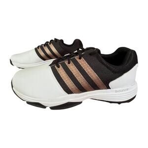 Adidas 360 Traxion Bounce White Black Golf Shoes Q44994 Men's Size 12